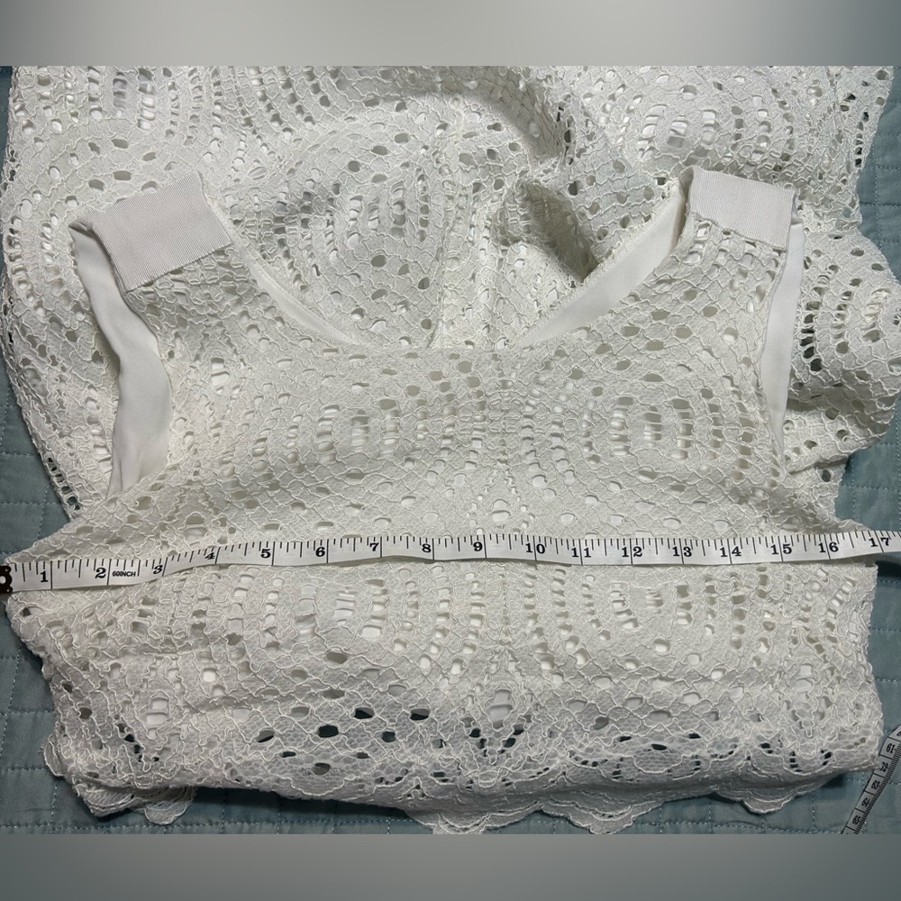 ANTONIO MELANI White Lace Dress - Picture 8 of 9